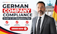 create german gmbh ug compliance plan and company obligations guide