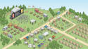 draw isometric event map and flat vector map illustration for business or events
