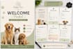 create pet sitting welcome packets