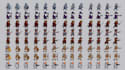 pixel art character sprite sheet pixel sprite 2d game character pixel animation