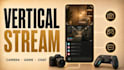 set up tiktok live studio and vertical obs streaming