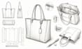 be your digital bag sewing pattern, leather bag, backpack tech pack, paper bag