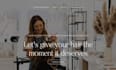 design squarespace hair salon website with online booking