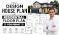 design house plan and residential floor plan for permit