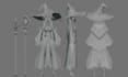 design stylized low poly game character, rigging animation and game ready model