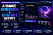 build ai image generator chatgpt chatbot with live demo