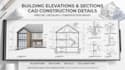 draft building elevations, sections and construction details in cad