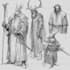 draw a sketch cartoon characters and comic art