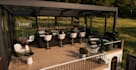 upgrade old building to restaurant layout,terrace restaurant render,outdoor cafe