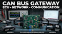 design custom automotive can bus gateway and ecu communication control module