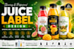 design a stunning juice label, beverage label and bottle label