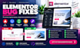 fix elementor bugs, errors and responsive issues