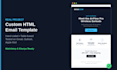 code HTML email templates and fix CSS bugs