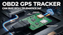 develop obd2 gps vehicle tracker with real time telematics and can bus
