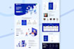 develop a modern and responsive full stack web application