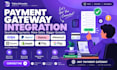 integrate payment gateway like paypal, stripe, square etc