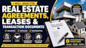 analyze real estate agreements, leases, and transaction documents