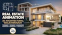 3d real estate interior exterior and construction animation