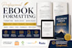 ebook formatting ebook typeset book formatting book design layout typesetting