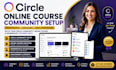 do circle online course community circle so online course setup and membership
