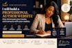 build author website book author politics website ebook in wordpress squarespace