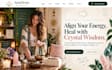 design squarespace crystal healer metaphysical website