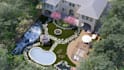 design 3d backyard landscape with garden patio pool terrace deck rendering