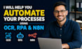 help you automate your processes using ocr, rpa, and n8n