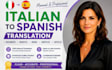 translate italian to spanish document website book and subtitles
