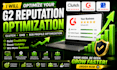 optimize g2, clutch, goodfirms, capterra profile for SEO and ORM
