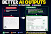 create custom ai prompts for chatgpt, claude and gemini