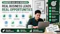 do b2b lead generation and web research