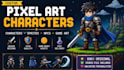 create custom pixel art characters, sprites and animations