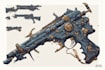 create weapon design and illustration