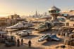 create star wars and sci fi illustration