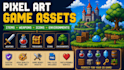 create custom pixel art game assets