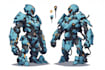 design sci fi mecha and robot concept art