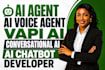 build ai voice agent in vapi, retell, n8n, synthflow
