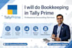 do tally prime accounting,bookkeeping and gst entries