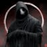 create dark art illustration, horor and skull artwork