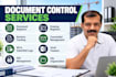 provide professional document control and project coordination services