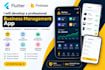 develop a flutter business management and inventory app