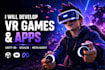 develop VR games and apps unity 3d oculus meta quest game as unity VR developer