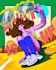 create a fun pop art style custom illustration