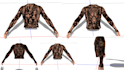 make a unique full body custom tattoo for fivem gta