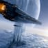 create cinematic space art and sci fi environment illustration