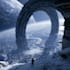 create cinematic space art and sci fi environment illustration