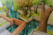 draw fantasy environment  landscape design
