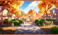 create stylized 3d game environment level design in unreal engine5 blender unity