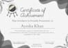 deign CV and certificates